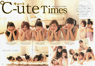 C-ute Weekly Young Jump wallpaper