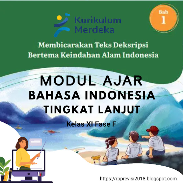 download Modul Ajar Bahasa Indonesia Tingkat Lanjut Kelas XI Fase F Kurikulum Merdeka