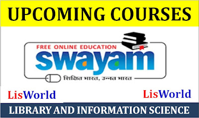 Upcoming Courses in SWAYAM Platform