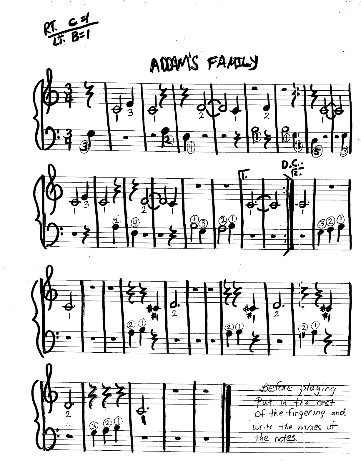 Miss Jacobson's Music: EASY KEYBOARD #2: MELODY SONGS BY ...