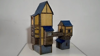 How to Build Miniature Medieval Citizen House Tudor Version 1