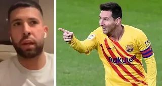 Alba give detail reason why he always passes to Messi during Barca Games