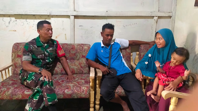 Sudah Musim Hujan, Babinsa Imbau Warga Jangan Buang Sampah Sembarangan