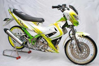 modifikasi satria fu airbrush