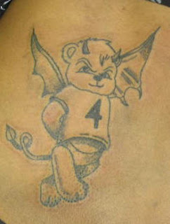 Devilish Teddy Bear Tattoo