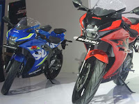 Adu desain Honda All New CBR 150R, Yamaha New R15 dan Suzuki GSX R 150