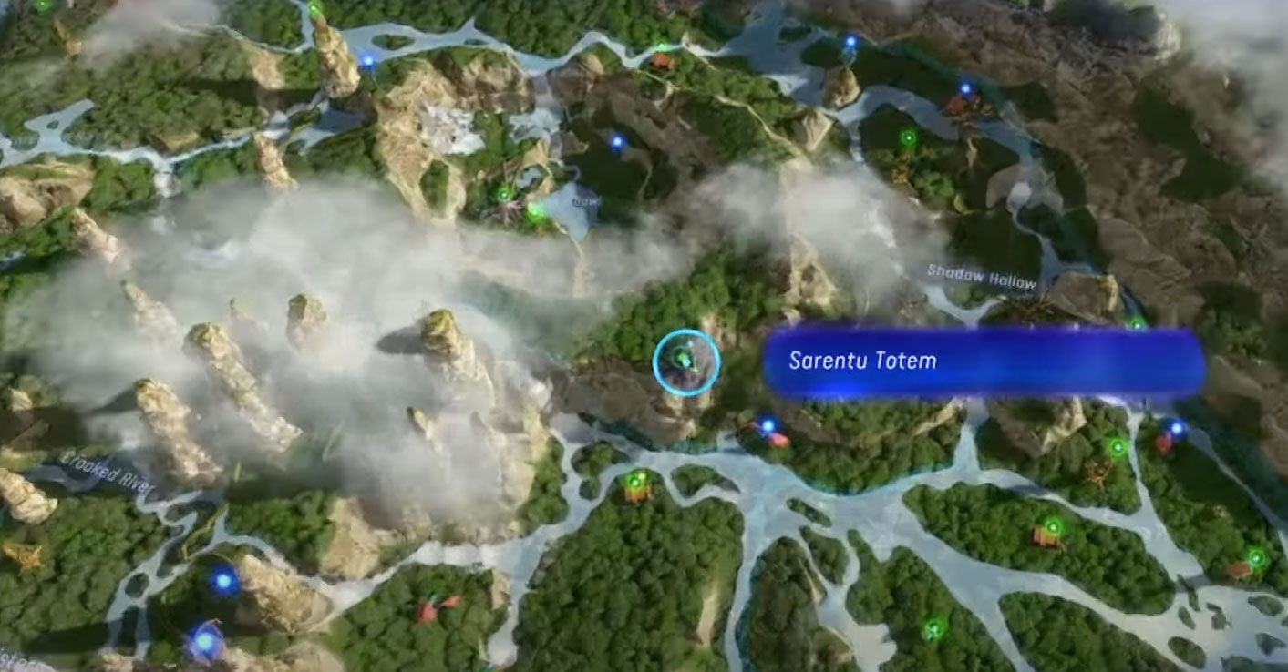 Totem Sarentu Avatar Frontiers of Pandora: where to find the 12 locations?