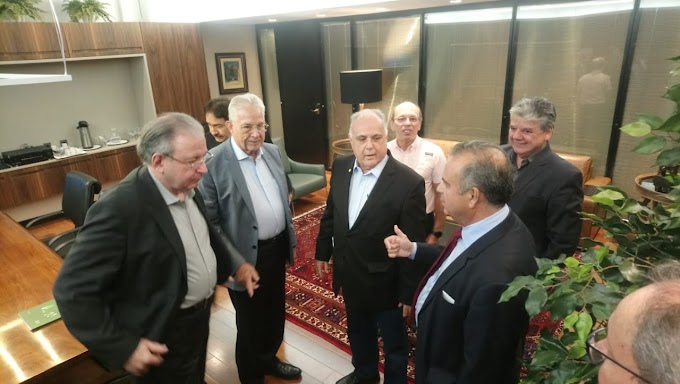 Roberto Pessoa acompanha visita do ministro do Desenvolvimento Regional, Rogério Marinho, a Fortaleza