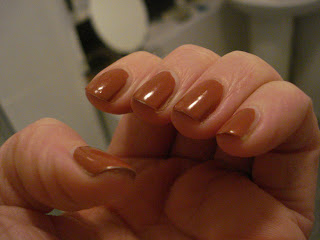 Classic neutral nail polish shades brown pink