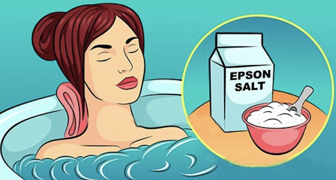 Epsom Salt Bath Pulls Toxins Out of Your Body, Reduces Inflammation, Improves Blood Flow and Stiff Joints