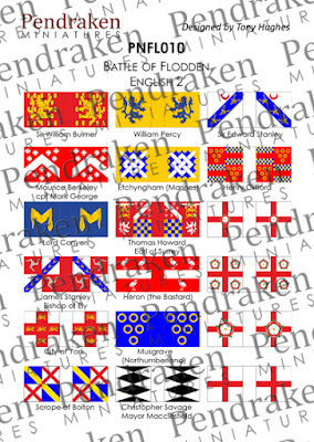 PNFL010 - Flodden English, sheet 2 (18 flags)