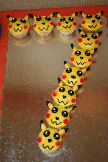 ideas de cupcakes para fiesta de pokemon pikachu