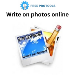 Write on photos online