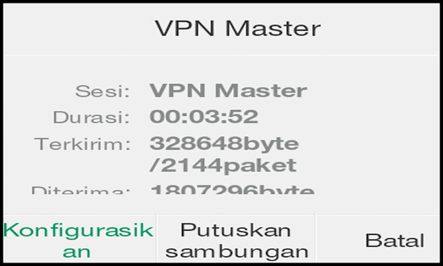 Putuskan Sambungan VPN Master