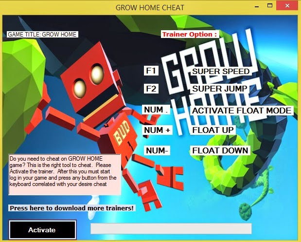 download grow home hack tool