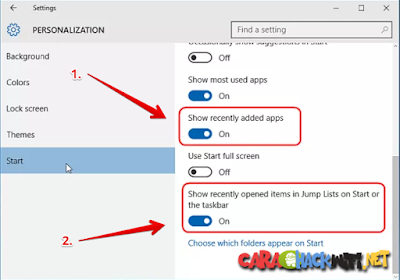 Cara Mengaktifkan Fitur Recent di Windows 10