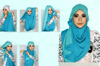 Koleksi Tutorial Jilbab Segi Tiga