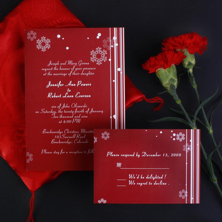 Red Wedding Invitations: Cheap Red Wedding Invitations