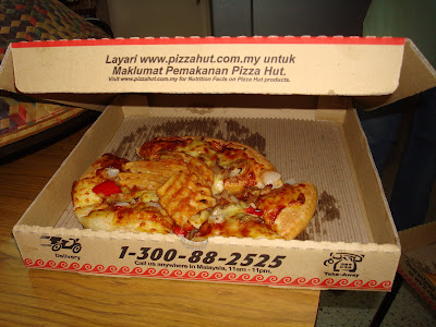 pizza hut box. It is actually quot;regular pizza