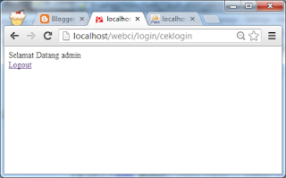 Membuat Halaman Login dengan CodeIgniter Admin Page