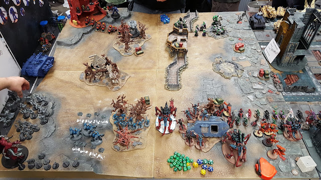 fate of konor battle report space marine blood angels tau t'au tyranid ultramarines dark angels imperial guard redemptor dreadnought thousand sons magnus the red astramis