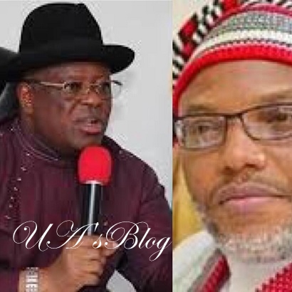 Gov Umahi Shreds Nnamdi Kanu, Says IPOB Leader Using Biafra To Scam Gullible Igbos