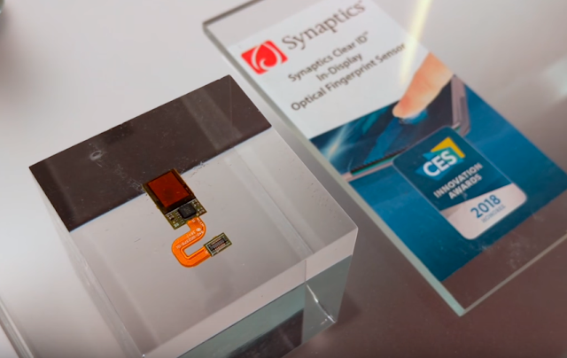 Synaptics Clear ID Fingerprint Sensor