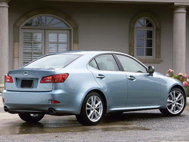 On either side of the comfort performance scale the 2011 Lexus IS 250