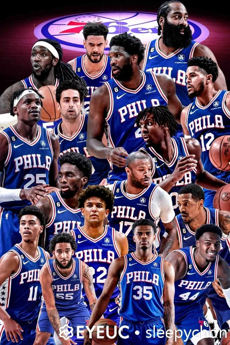 NBA 2K23 Phialdelphia 76ers Portraits