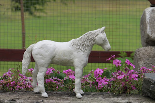 air dry clay horse scuplture