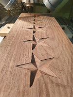 Finished milling the stars