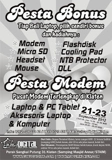 modem murah, pameran modem, laptop murah