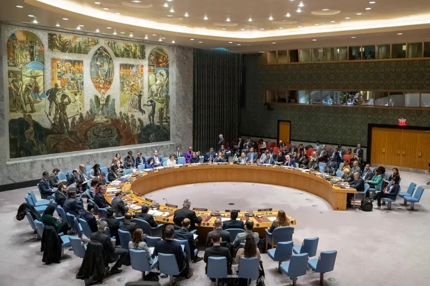 O Conselho de Segurança da ONU realiza uma reunião na sede das Nações Unidas | AP/Mary Altaffer 2019 ©