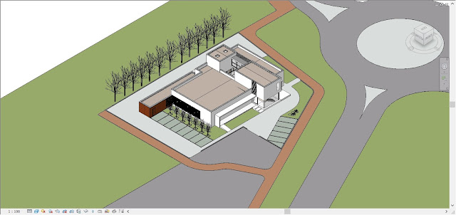 Revit model of Studio Santi building