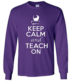  keep calm and teach on teacher appreciation week gift shirt