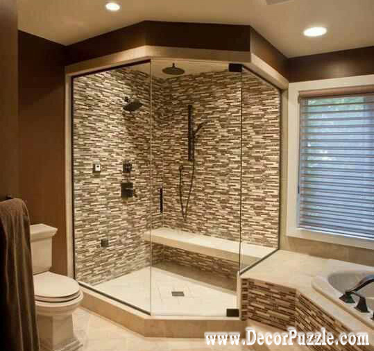 Top shower  tile  ideas  and designs  to tiling  a shower 