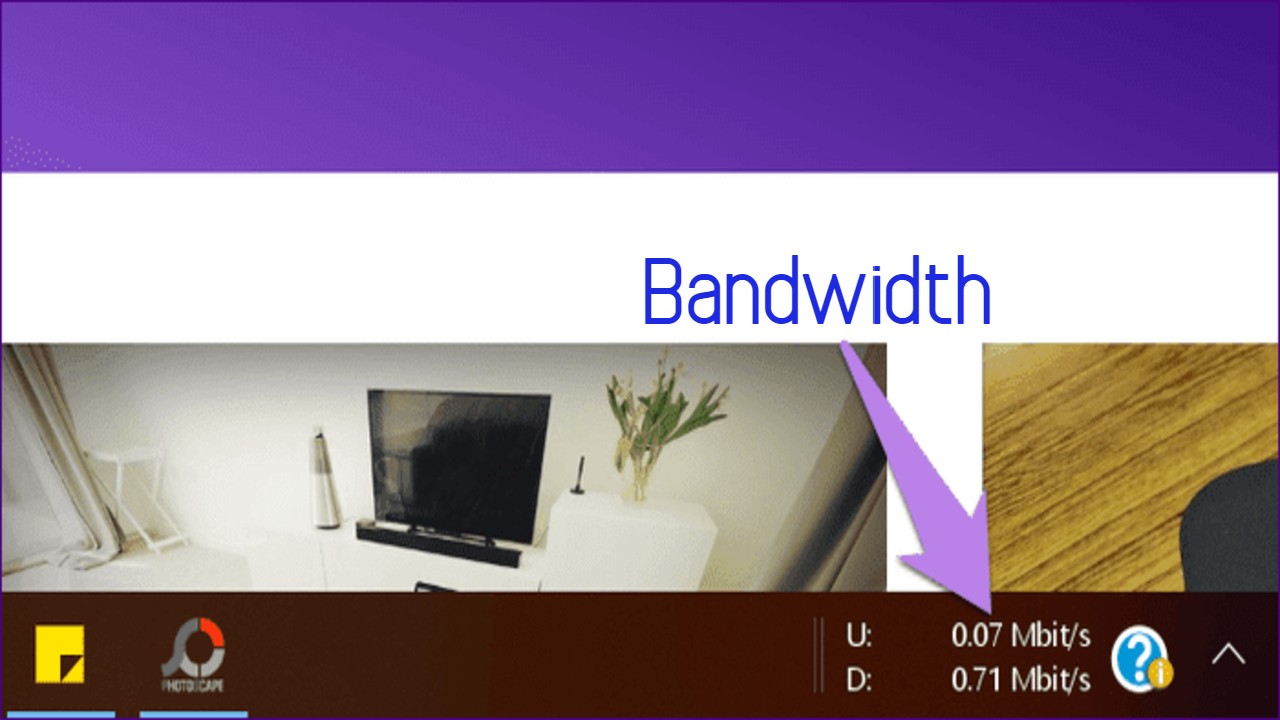 Cara Menampilkan Kecepatan Internet (Bandwidth) di Taskbar Windows dengan NetSpeedMonitor