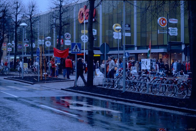 Tänk så många butiker det fanns i  Oden-huset då 1982.