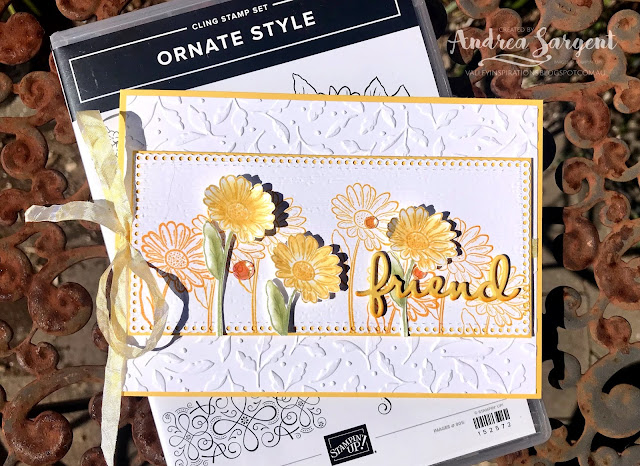 Daffodil Delight Ornate Style Stampin Up cards, Andrea Sargent, Independent Stampin' Up! Demonstrator, South Australia