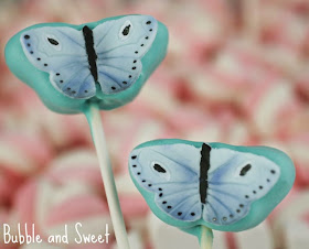 Butterfly Kisses Cake Pops by Bubble and Sweet