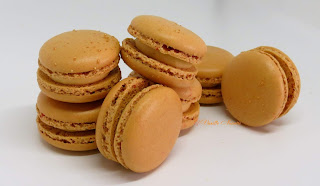 Macaron ganache montée caramel beurre salé 