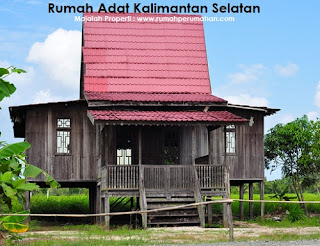 Desain Bentuk Rumah Adat Kalimantan Selatan dan 