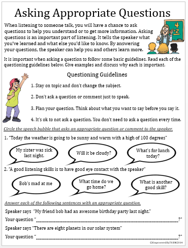 Empowered By THEM Social Skills Packet