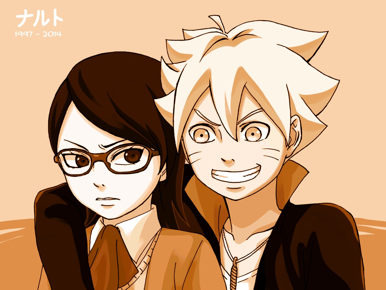 Sarada Uchiha And Boruto Uzumaki Wallpaper Uchiha Sarada