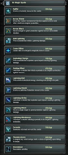 Darkfall spells list - Air magic spells