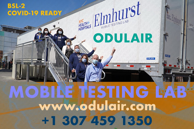 Mobile Testing Labs for Covid-19 by Odulair http://www.odulair.com