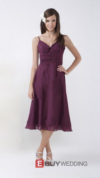 Short Chiffon Bridesmaid Dresses