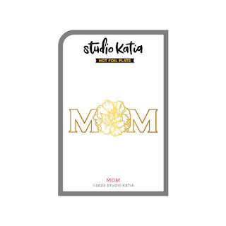 Mom Hot Foil Plate