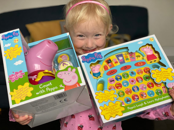 Review & Giveaway: Count With Peppa and Peppa’s Laugh & Learn Alphaphonics Toys From Trends UK (AD)