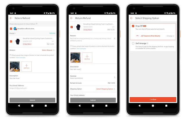 Cara Return Dan Refund Dan Barang Decathlon Melalui Shopee